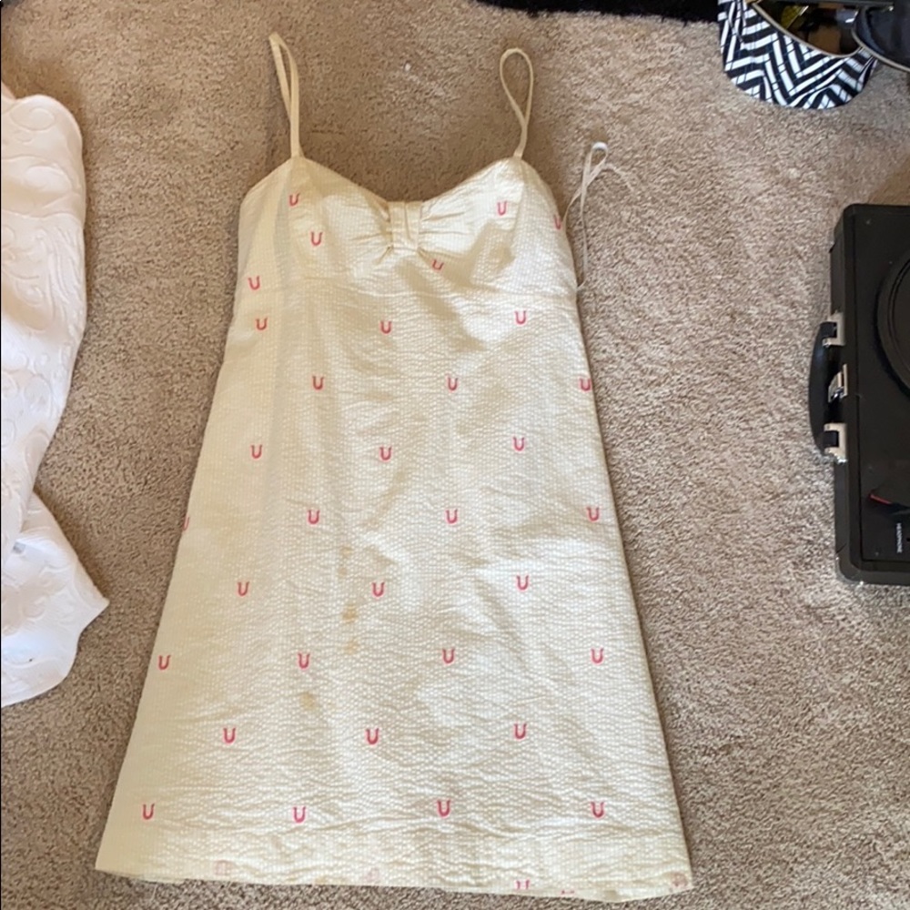 Lucky horseshoe yellow dress 6